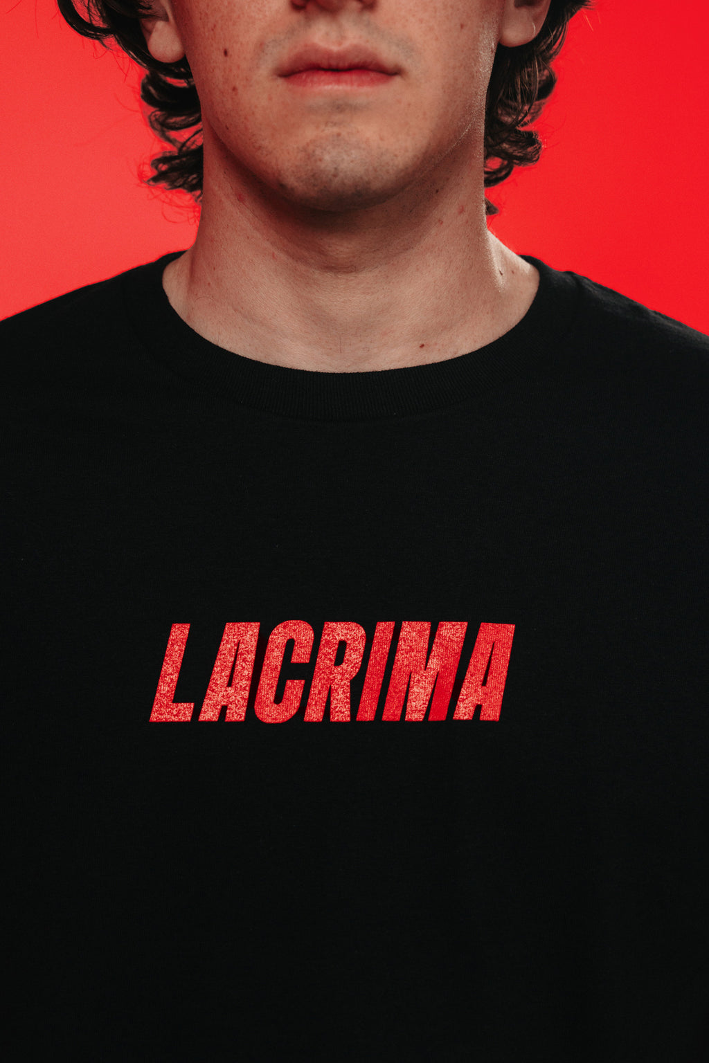 Maglietta Nera Lacrima con frase sul retro – Ti avrei presentato ai miei
