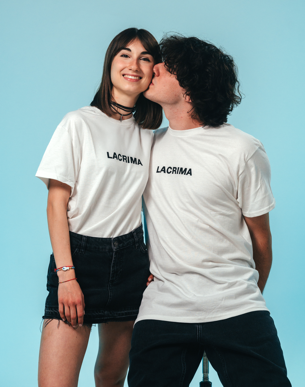 Maglietta Bianca Lacrima con frase sul retro OG