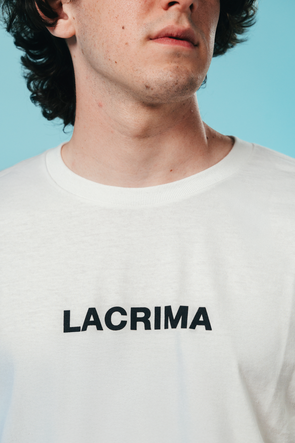 Maglietta Bianca Lacrima con frase sul retro OG