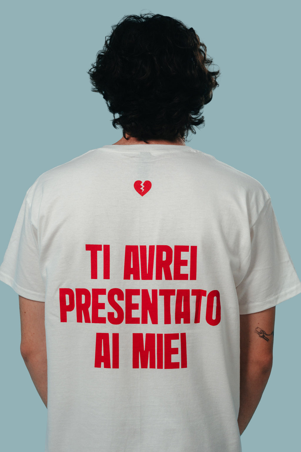 Maglietta Lacrima con frase sul retro – “Ti avrei presentato ai miei”