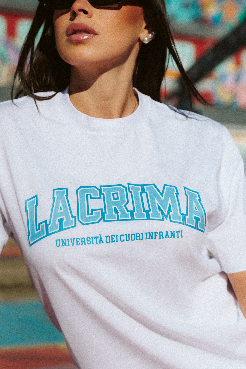 T-shirt College Over Bianca