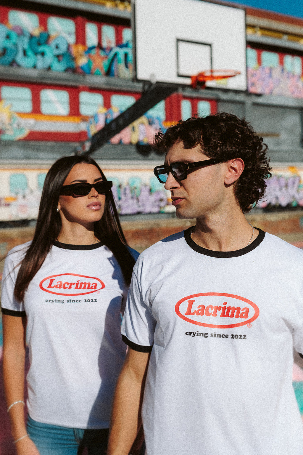 T-shirt Ringer Bianca