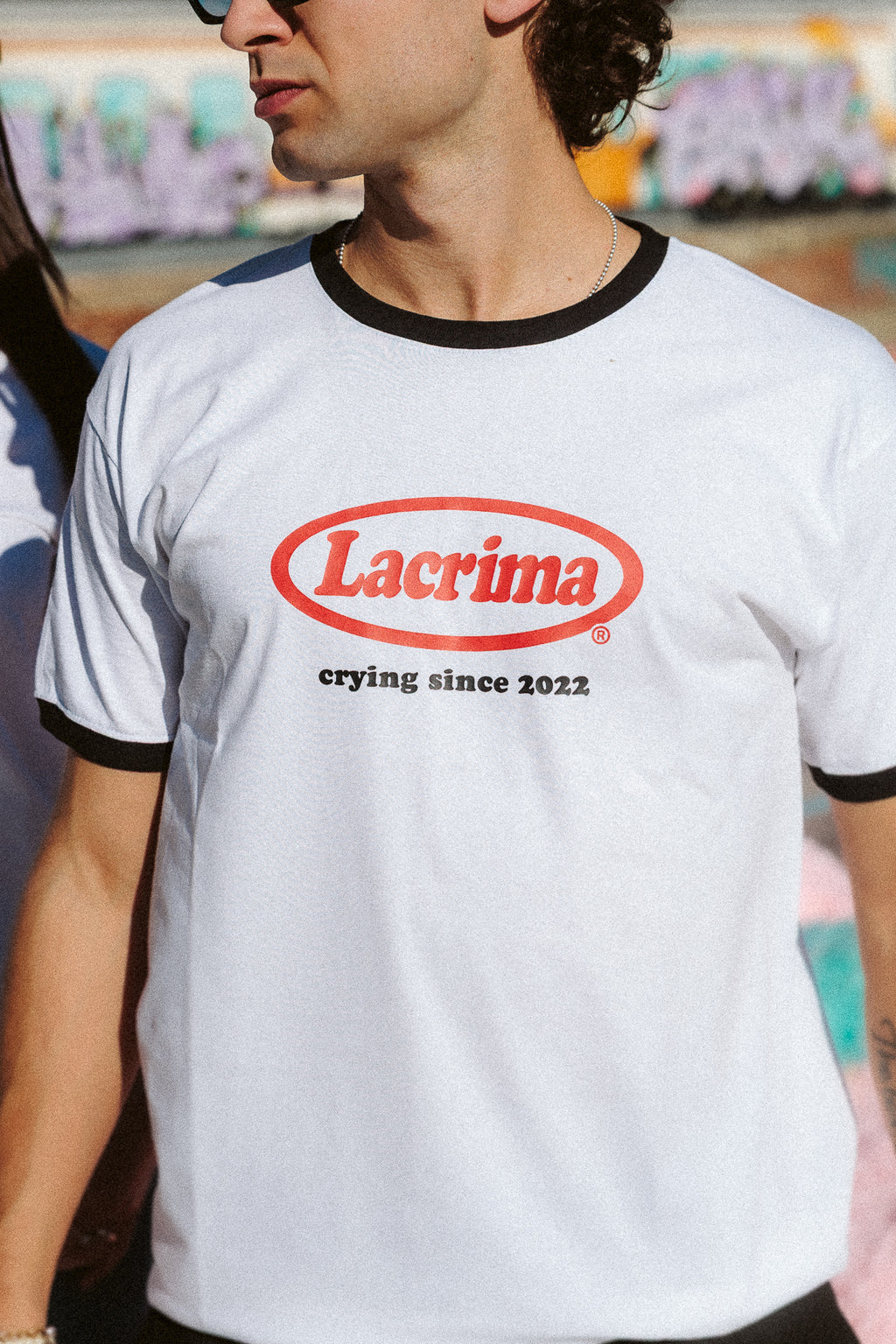 T-shirt Ringer Bianca