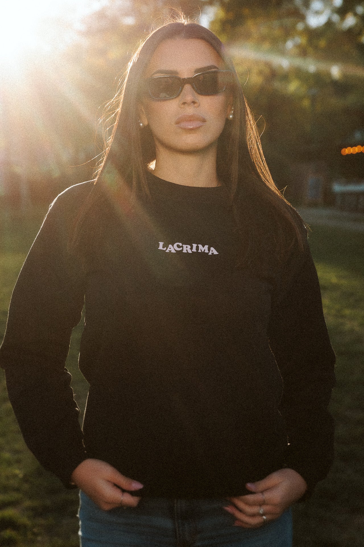 Felpa Girocollo Fare Schifo Nera