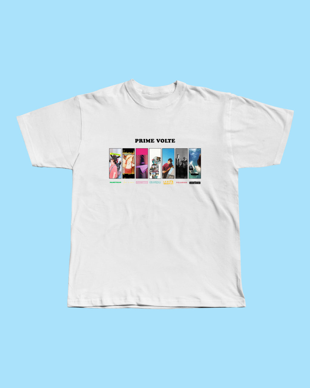 T-shirt Prime Volte Bianca