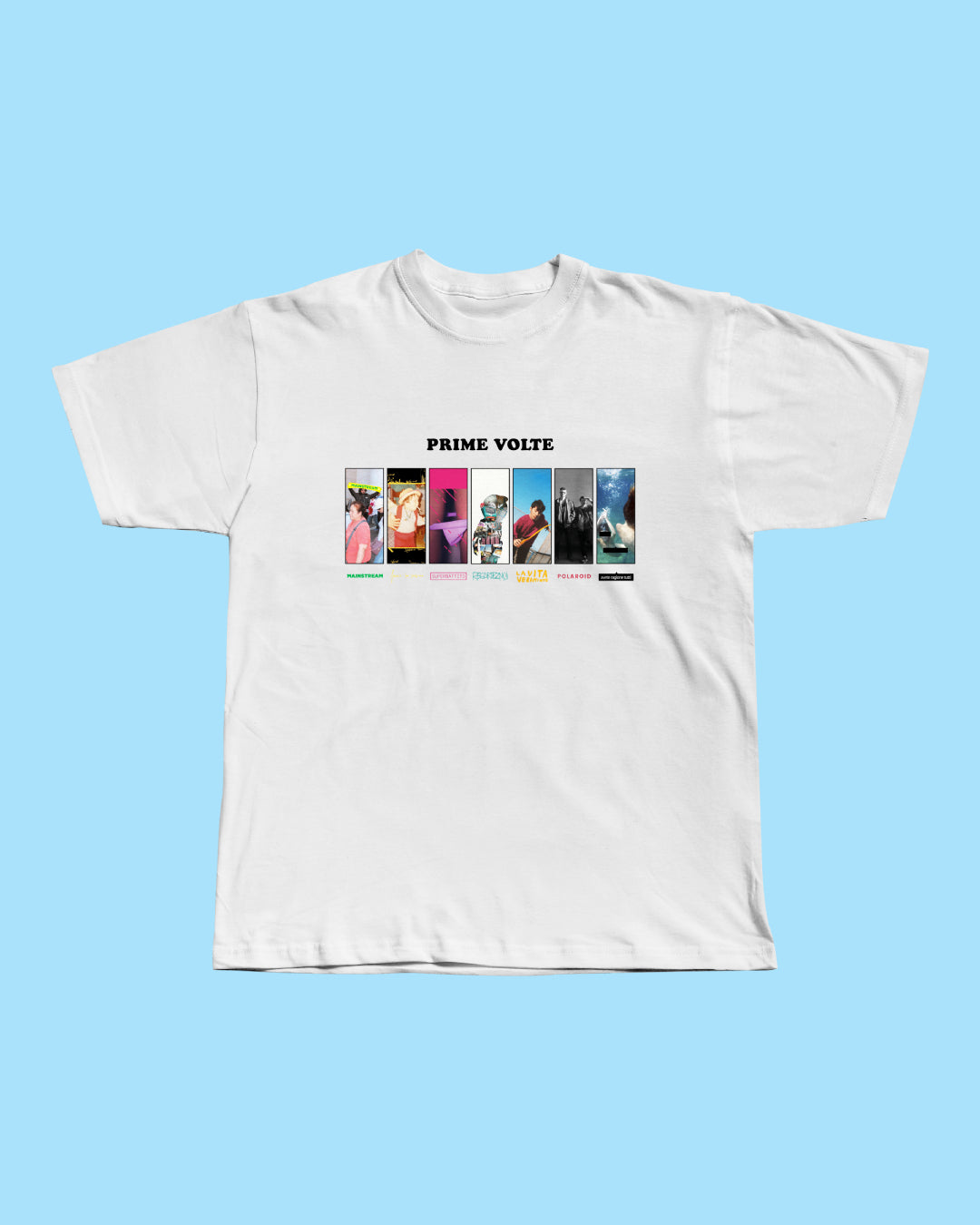 T-shirt Prime Volte Bianca