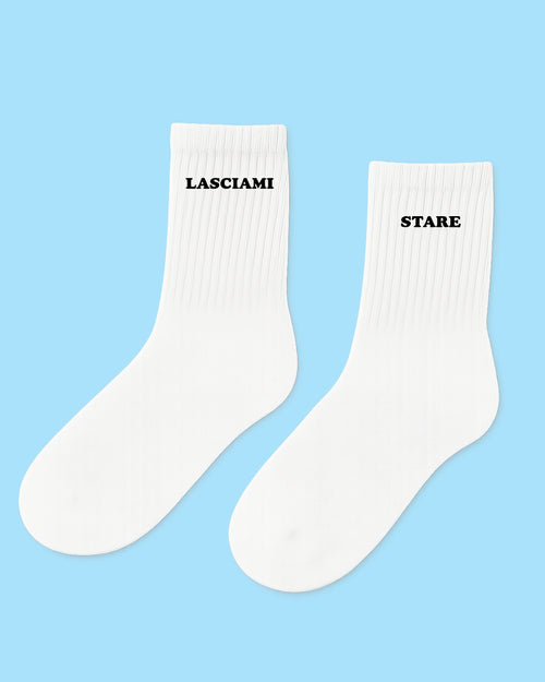 Calzini Lasciami Stare Bianchi