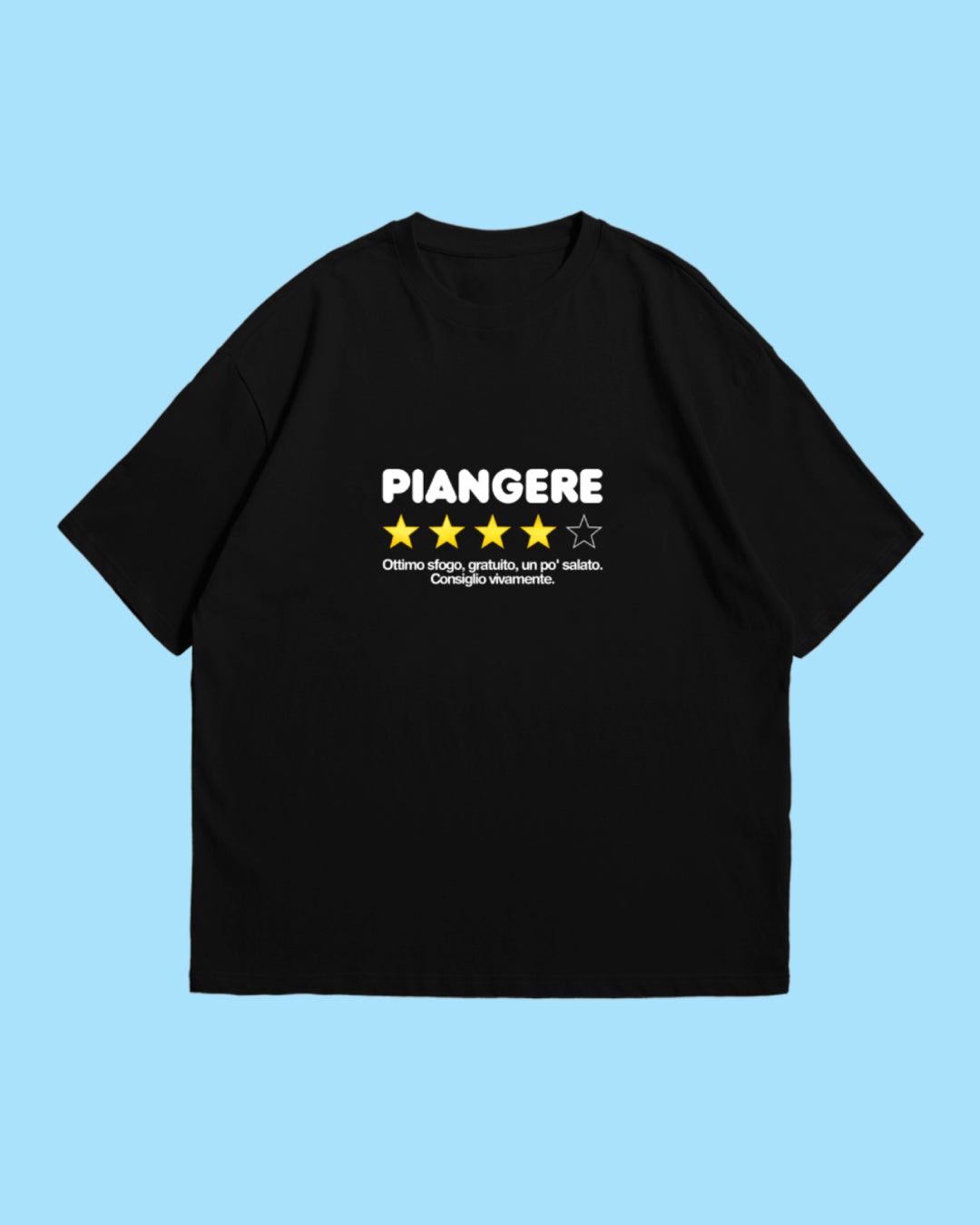 T-shirt Piangere