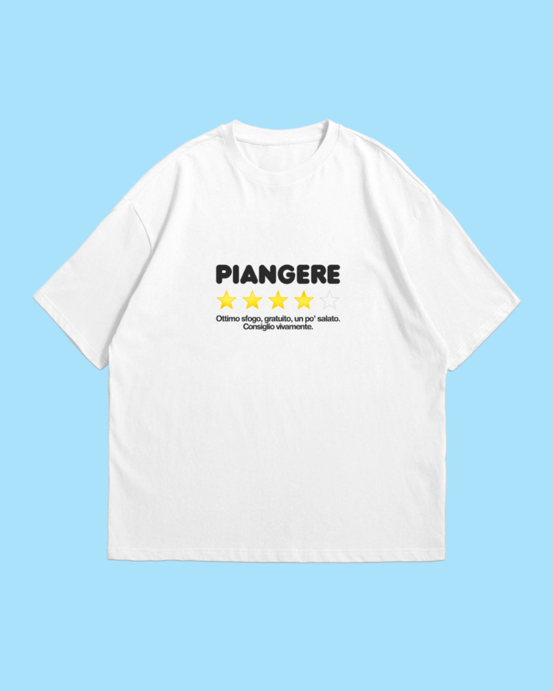 T-shirt Piangere