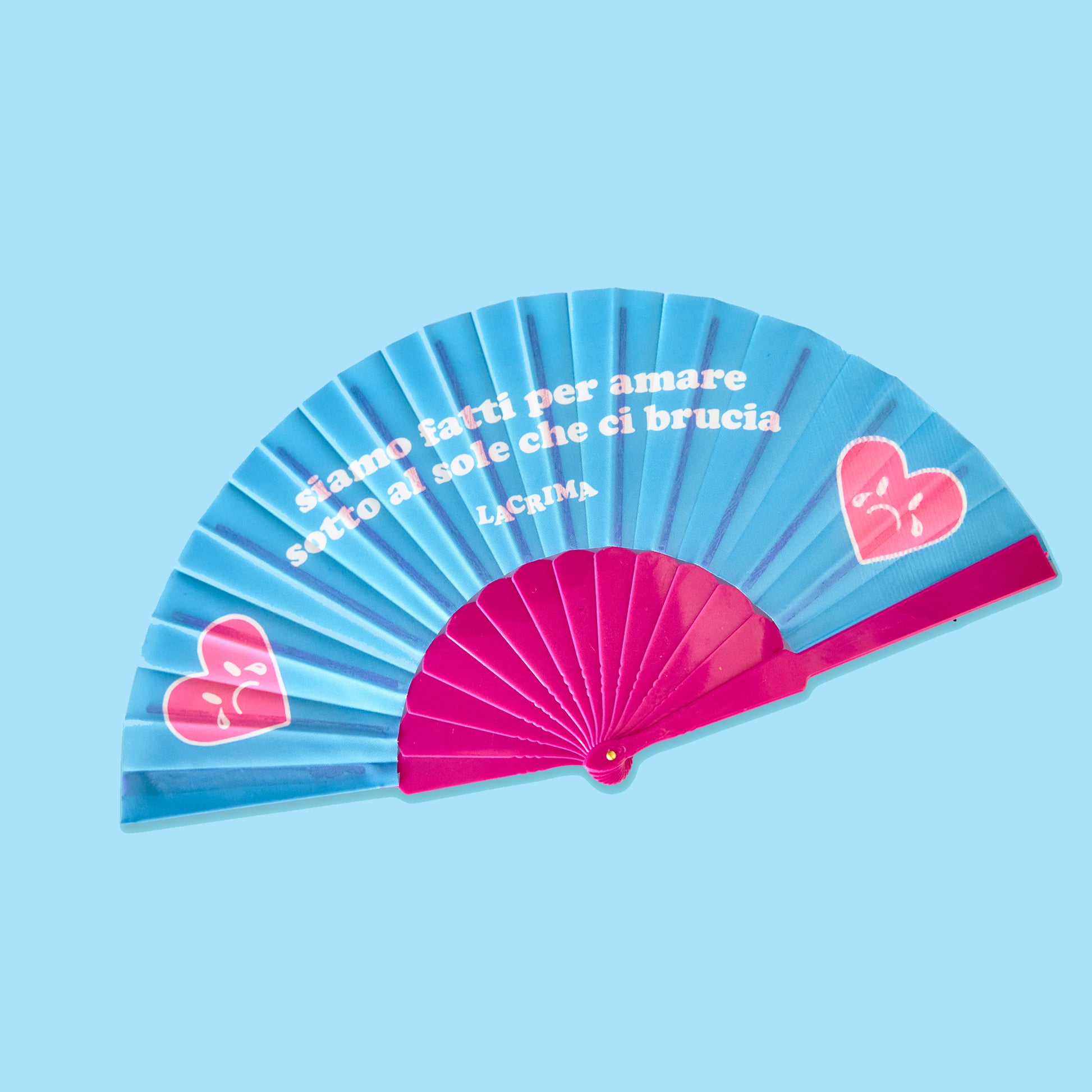 Ventaglio Siamo fatti per amare, sotto il sole che ci brucia